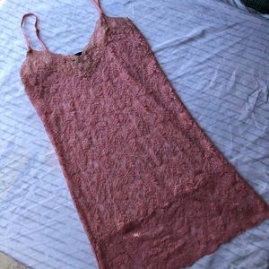 Wet Seal Dusty Rose Lace Camisole